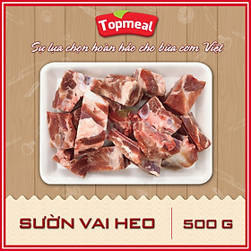 HCM - Sườn vai heo 500g - Thích hợp với các món nướng, rim, kho, chiên,...