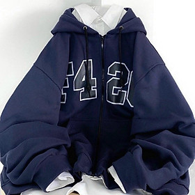 Áo Khoác Hoodie Nữ F426 Kiểu Zip Kéo Phối Nón Đa Năng Cách Nhiệt Vải Nỉ Cao Cấp Mềm Mịn Phong Cách Cá Tính Hot Trend Mới