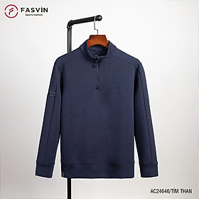 Áo Nỉ Thể Thao Nam Fasvin AC24646.HN Cổ Tàu Chất Vải Thun Cao Cấp Mềm Mại Thoải Mái