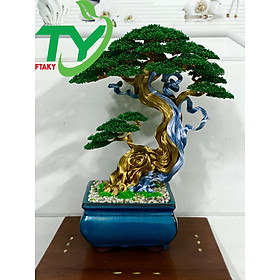 Mua Cây Bonsai Nhật  dây đồng có đèn  Cây bonsai để bàn làm việc  trang trí  phong thủy  làm quà tặng ý nghĩa...FTAKY