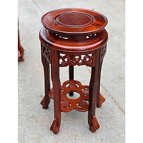 Mua Đôn gỗ tròn kê tượng - bình hoa 70cm