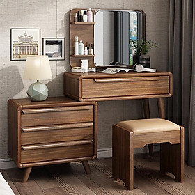 Mua Bàn phấn gỗ Cao cấp sang trọng tiện ích  kèm gương ghế  Bàn trang điểm đa năng hiện đại LUX-BAP15