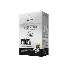 Cà phê hòa tan đen - Trung Nguyên Legend Americano hộp 15 gói x 2g