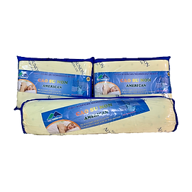 Mua Gối Nằm  gối Ôm cao su non 30x100 cao cấp cao su nhân tạo- gối nằm cao su - gối chống gáy