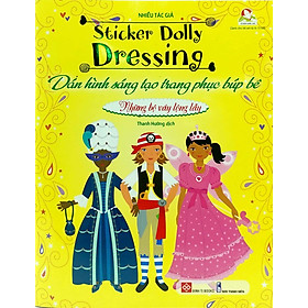 Sách Dán Hình Sáng Tạo Trang Phục Búp Bê - Những Bộ Váy Lộng Lẫy