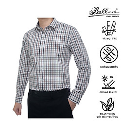 Áo sơ mi nam SlimFit tay dài cao cấp BELLUNI vải sợi tre thoải mái thanh lịch - ADS.BPS.BE.157.O2