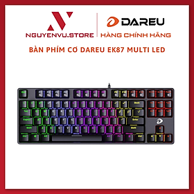 Bàn phím cơ DareU EK87 "D" Switch Black - Hàng chính hãng