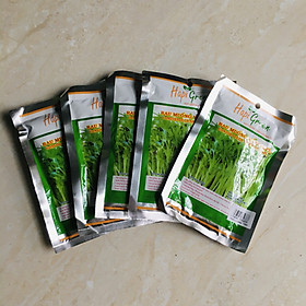 Bộ 05 gói Hạt Giống Rau Mầm Rau Muống HaPi Phú Nông (100g/Gói) tỉ lệ nảy mầm cao, tốt cho sức khỏe