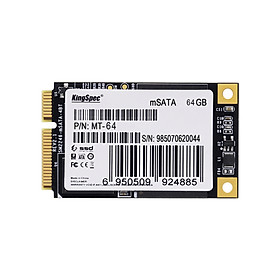 Ổ Cứng SSD KingSpec MSATA MINI PCI-E 64G MLC Cho Máy Tính PC Xách Tay