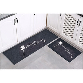 Mua Bộ thảm bếp  thảm chùi chân (40*60 + 40*120 cm) cao cấp chống trượt
