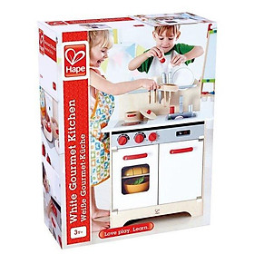 Đồ chơi gỗ Hape Bộ bếp trắng Cao cấp White Gourmet Kitchen Hape E3152A