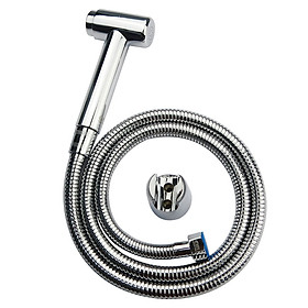 Mua Bộ Vòi Xịt Vệ Sinh Tay Nhấn Nhựa ABS Mạ Chrome Eurolife EL-X07-1 (Trắng Bạc)