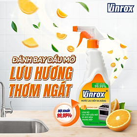 Nước lau bếp đa năng vinrox apkc 500ml - hương cam