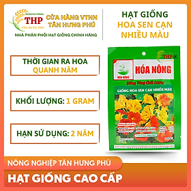 Hạt giống Hoa Sen Cạn Nhiều Màu | Hạt Giống | gói 0.1 gr