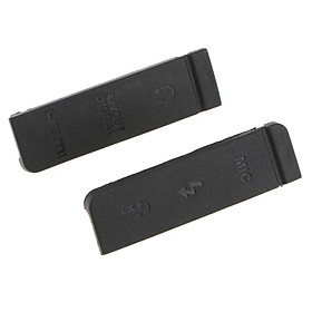 Milageto USB HDMI Bụi Cao Su Cửa Bao Da Nắp Cho Canon EOS 5D2 5D Mark II
