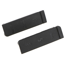 Milageto USB HDMI Bụi Cao Su Cửa Bao Da Nắp Cho Canon EOS 5D2 5D Mark II