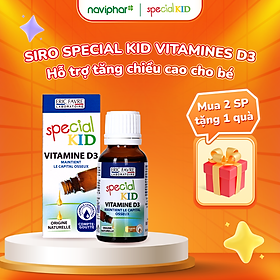 TPBVSK Special Kid Vitamine D3 - Xương răng chắc khỏe, cơ thể cứng cáp (20ml) [Siro – Nhập khẩu Pháp]