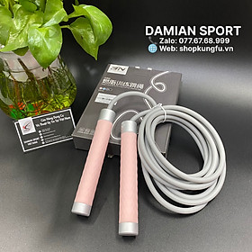 DÂY NHẢY THỂ LỰC BN CHÍNH HÃNG, Cao Cấp Mới 2021, tăng chỉnh được độ dài, DÂY DẺO ĐẶC RUỘT , có VÒNG BI THÉP LINH HOẠT, tay cầm NHÔM NHÁM CAO CẤP, bọc silicon( Sợi )