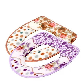 Mua Bộ 2 miếng lót nỉ bồn cầu(Multicolor)