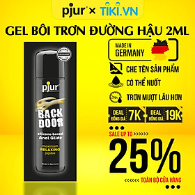 Chất bôi trơn Pjur Backdoor Relaxing 2ml có tác dụng thư giãn và mang lại khả năng bôi trơn lâu dài