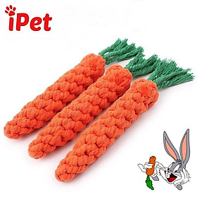 Đồ Chơi Hình Cà Rốt Cho Thú Cưng Chó Mèo Vờn Gặm