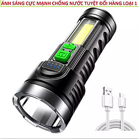 Mua Đèn pin siêu sáng công suất lớn Led breo 998000LM Cầm Tay Có Đèn 1 Bên ( TẶNG DÂY SẠC )