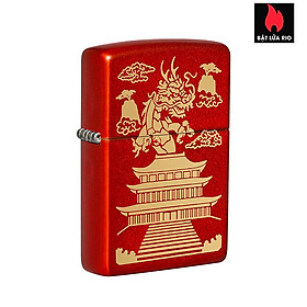 Bật Lửa Zippo 49517 – Zippo Eastern Design Dragon Design Metallic Red