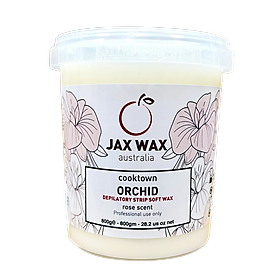 Sáp tẩy lông ấm dạng hũ Jax Wax Orchid 800g