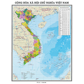 Bản đồ Việt Nam - A1 ( Ép bóng )