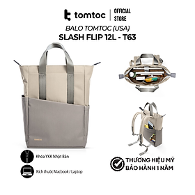 BALO TOMTOC A63-SLASH FLIP 12L LAPTOP 14″ A63 - HÀNG CHÍNH HÃNG