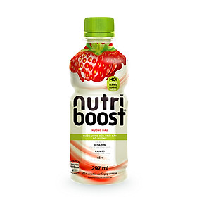 Big C - Nước trái cây Nutri vị dâu sữa 297ml - 10796