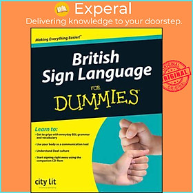 Sách - British Sign Language For Dummies by City Lit (US edition, paperback)