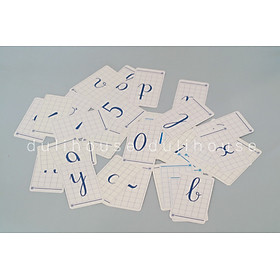 Hình ảnh Flashcard bảng chữ cái tiếng Việt đầu tiên cho bé