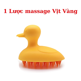 Lược gội đầu silicon massage da đầu cao cấp