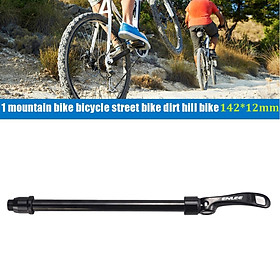 Bicycle Wheel Fork Axle 12x142mm Rear Thru Axle Quick Release Skewer Adapter Conversion for Mountain Bike MTB Cycling