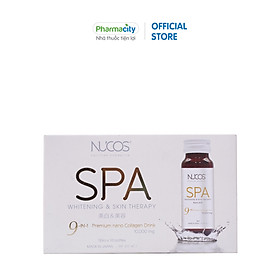 Nước uống làm sáng da, giảm lão hóa Nucos Spa Collagen 10,000mg Hộp 10 chai