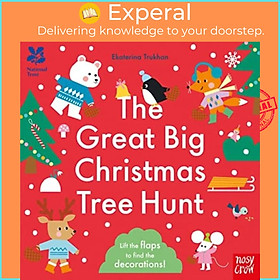 Sách - National Trust: The Great Big Christmas Tree Hunt by Ekaterina Trukhan (UK edition, boardbook)