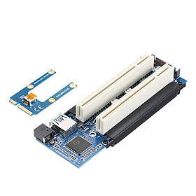 Mini PCI-E sang PCI Card adapter mPCI-E to PCI Riser Adapter with SATA Power Cable Expansion Card with external Capture