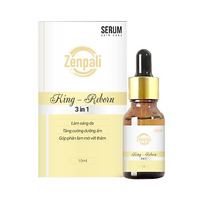 Serum Làm Mờ Thâm King Reborn Zenpali (10ml) - Mờ vết thâm, dưỡng ẩm, dưỡng sáng da
