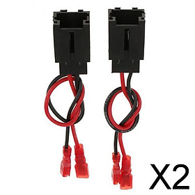 2x2 Pieces Car Audio Speaker Wire Harness Connector for Peugeot 206 Citroen