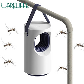 Uareliffe Mosquito Killer Light Portable USB Mosquito Killer Lamp Safe Energy Power Efficient Photocatalytic Violet Light Mosquito Fan Mute Mosquito Killer Household Killing Pest Repellent