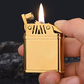 Mua Hột Qụet Bật Lửa Xăng Bấc Đá Đánh Lửa Tự Động Đẹp Độc Lạ Tiện Dụng Z627 - Dùng xăng bấc đá cao cấp ( giao màu ngẫu nhiên )