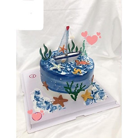Mua Thuyền sứ trang trí bánh