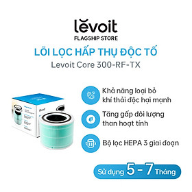 Mua Lõi Lọc Hấp Thụ Độc Tố Cho Máy Lọc Không Khí Levoit Core 300/300S RF-TX | Bộ Lọc HEPA 3 Lớp | Hàng Chính Hãng