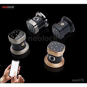 Mua Khóa tay tròn vân tay  mở qua APP  thẻ từ  cấp mã mở khóa từ xa cho cửa phòng  cửa nhôm  cửa gỗ neolock - neoA7S