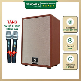 Mua Loa Kéo Karaoke Xách Tay Nanomax K-40 K40 Bass 20cm Công Suất 275w Hàng Chính Hãng