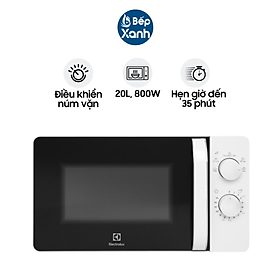 Mua Lò Vi Sóng Electrolux EMM20K18GW - Dung Tích 20 lít - Hàng Chính Hãng