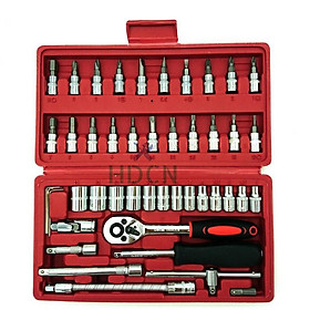Mua Bộ dụng cụ mở bu lông ốc vít   Sửa Chữa Ô Tô Xe Máy   đa năng 46 chi tiết ( 46 món )