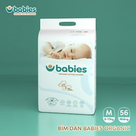 BỈM BABIES ORGANIC SIZE S66 M56 L46 M54 L50 XL46 XXL40