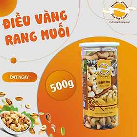 Điều vàng rang muối Hodi - NaVi hũ nhựa 500g